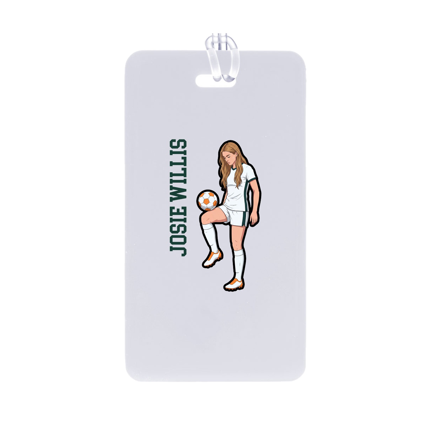 Bag Tag — Name Vertical in Classic