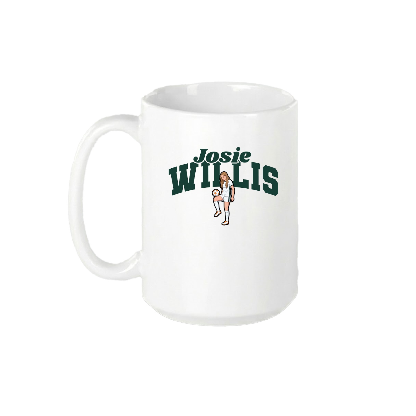 15oz Coffee Mug — Signature Arch in White