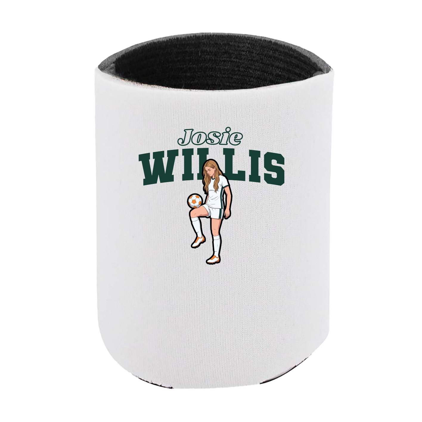 Can Holder — Name Arch in White