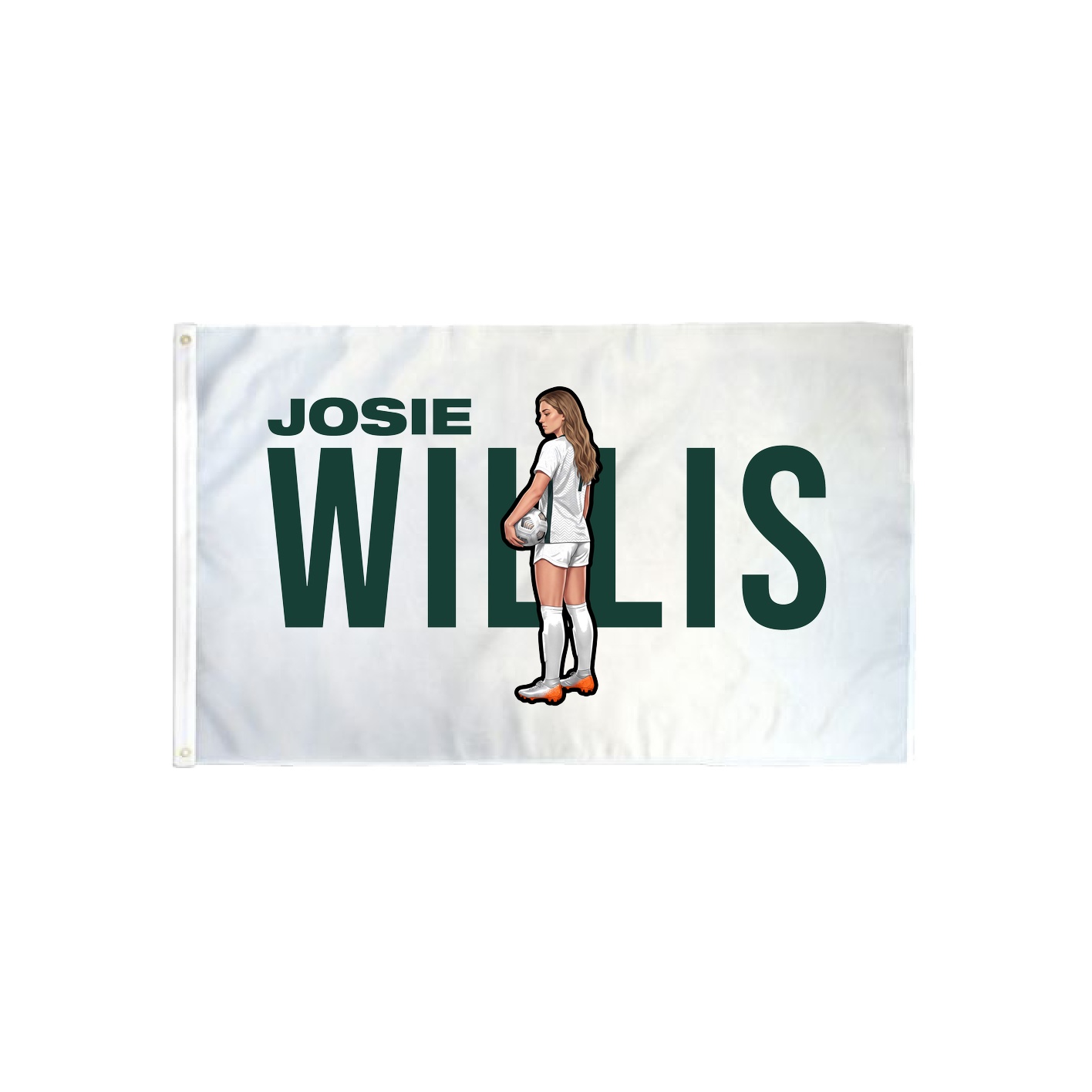 3x5 Flag — Player Name in Classic