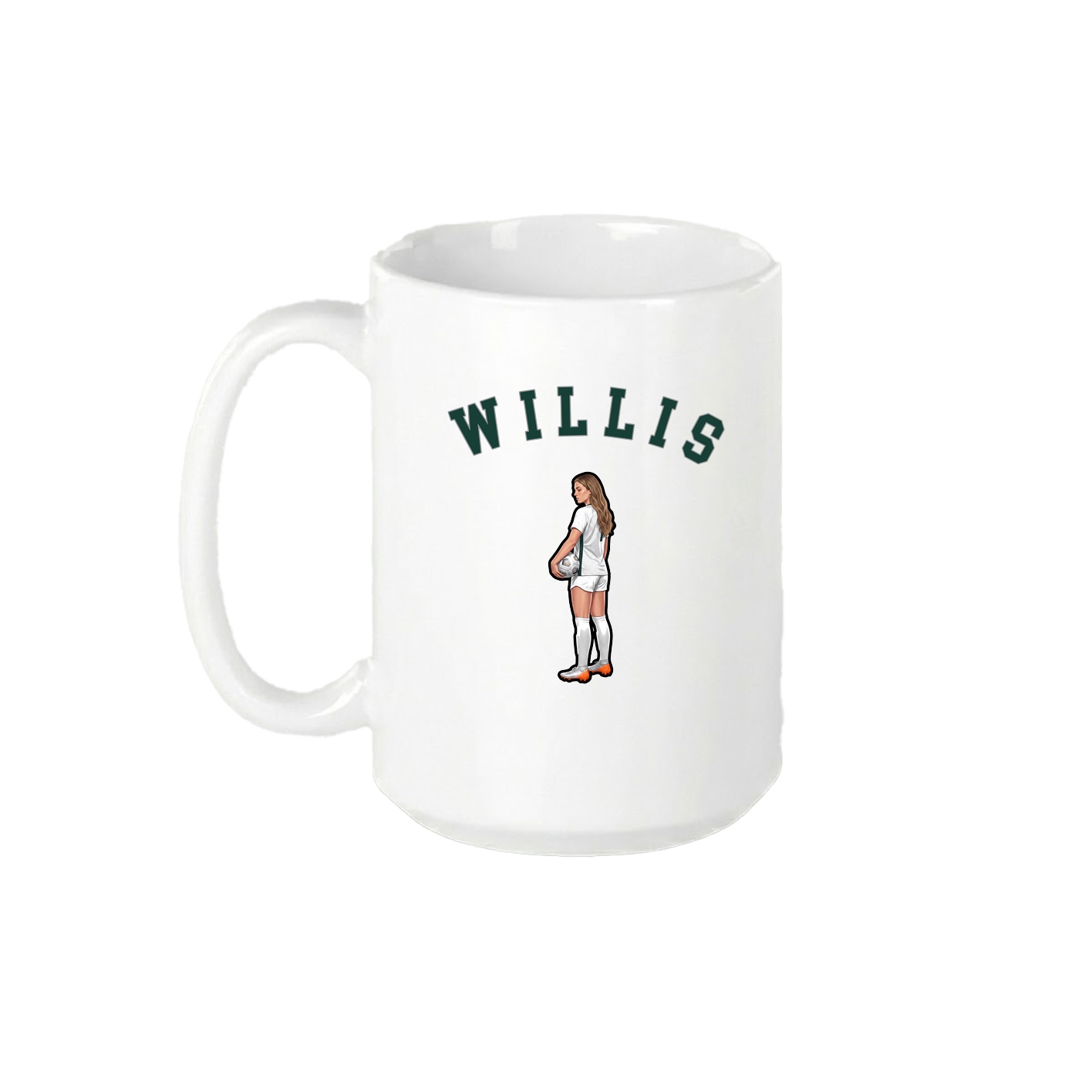 15oz Coffee Mug — Shirsey Arch in White