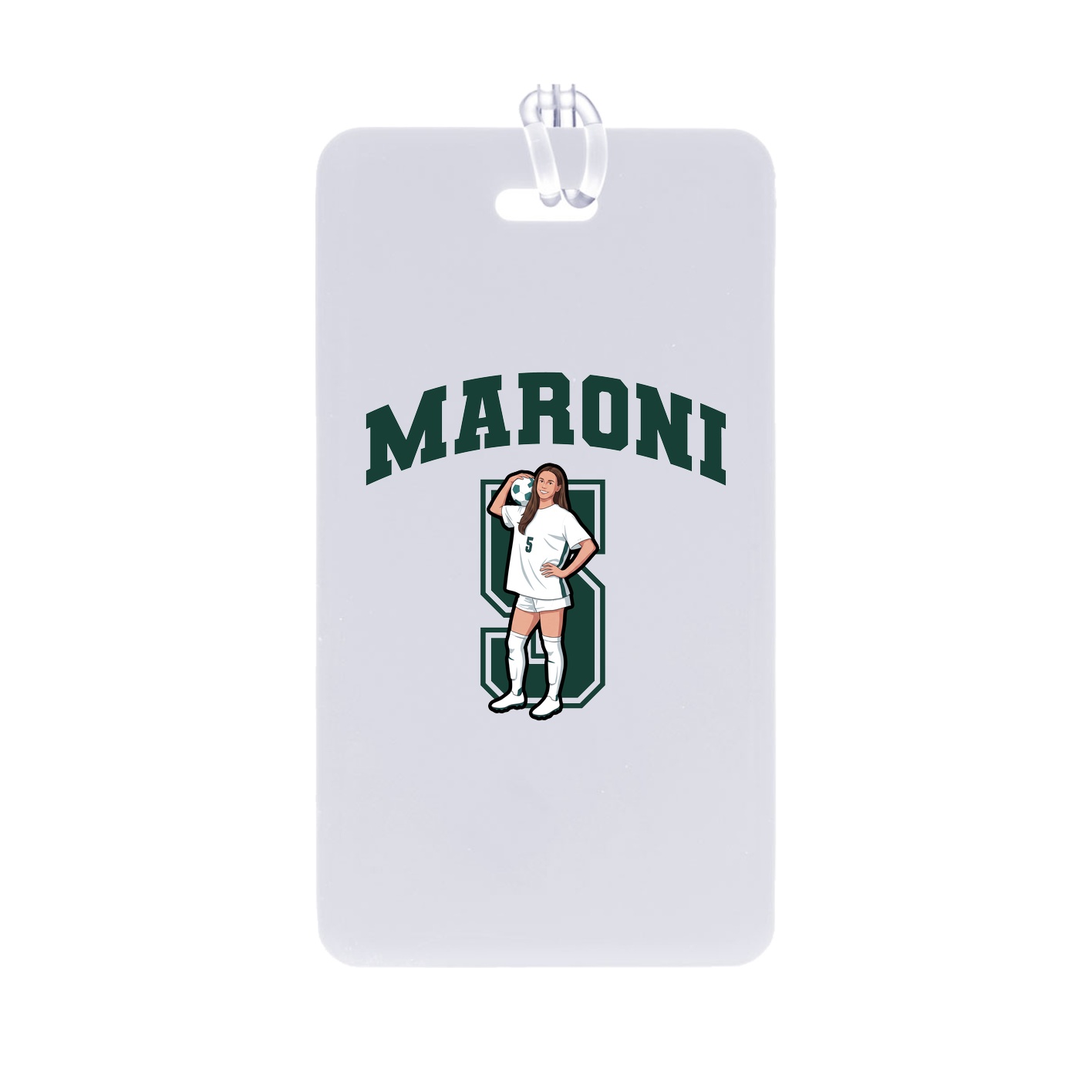 Bag Tag — Number in Classic