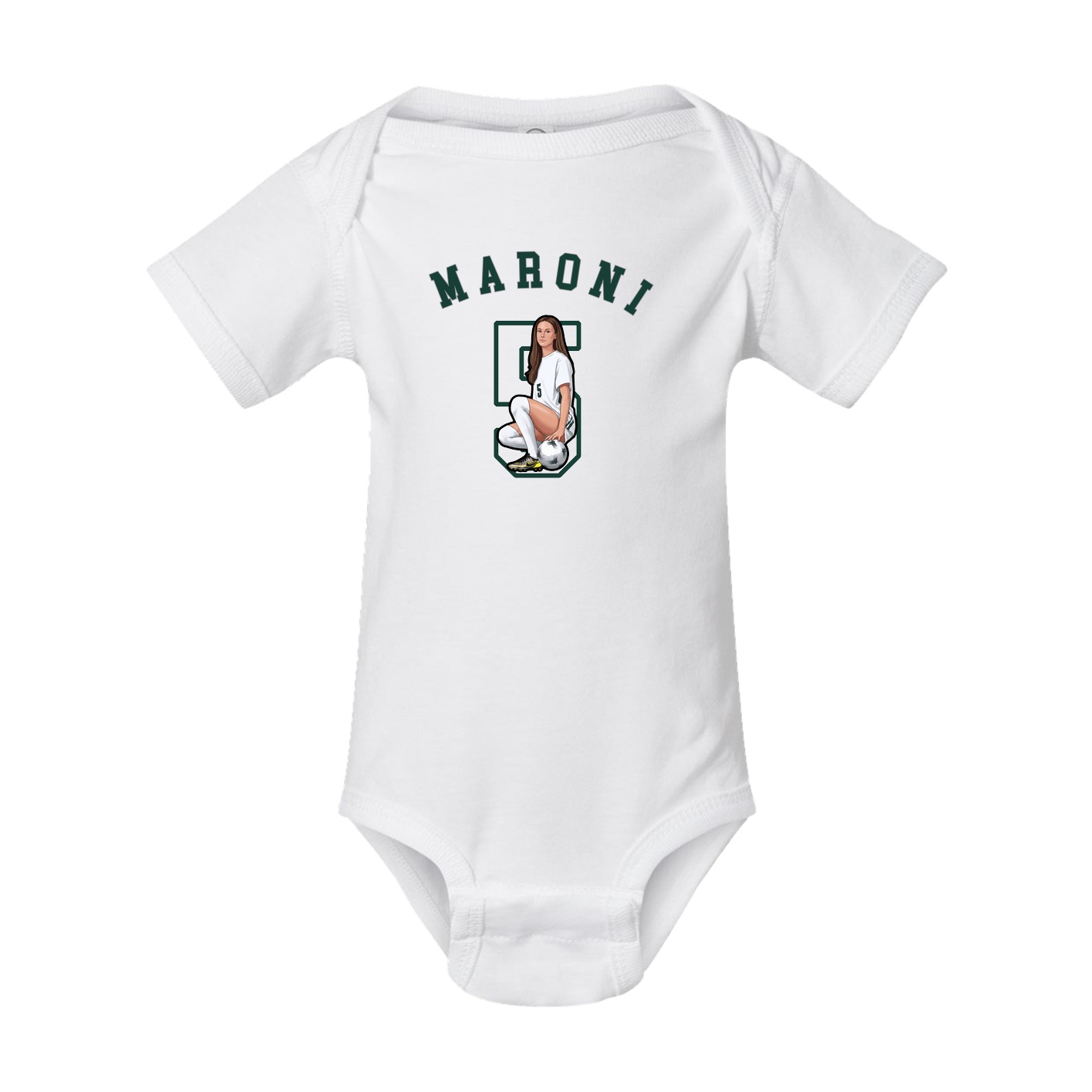 Baby Onesie — Shirsey Arch in White