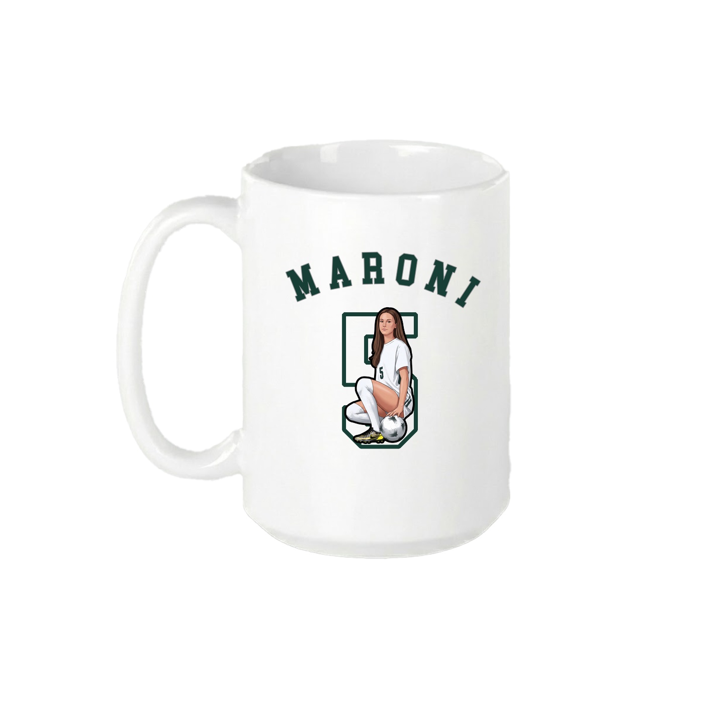 15oz Coffee Mug — Shirsey Arch in White