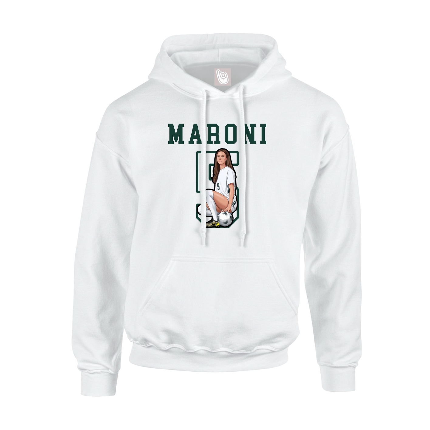 Youth Hoodie — Shirsey in White