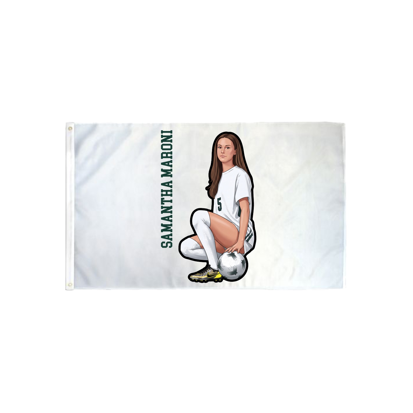 3x5 Flag — Name Vertical in Classic
