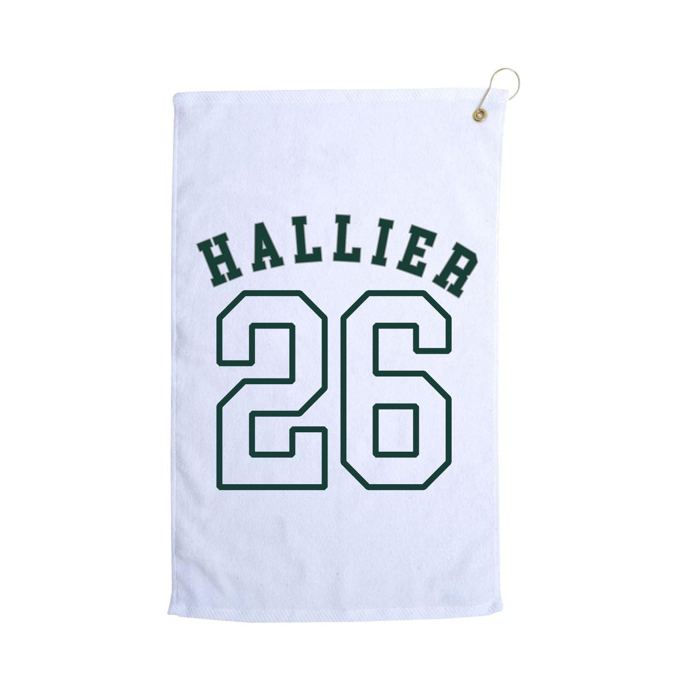 Golf Towel — Shirsey Arch in White