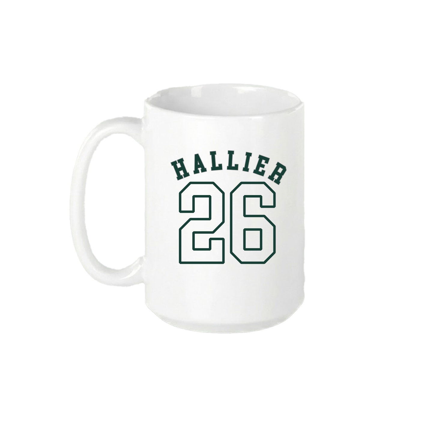 15oz Coffee Mug — Shirsey Arch in White