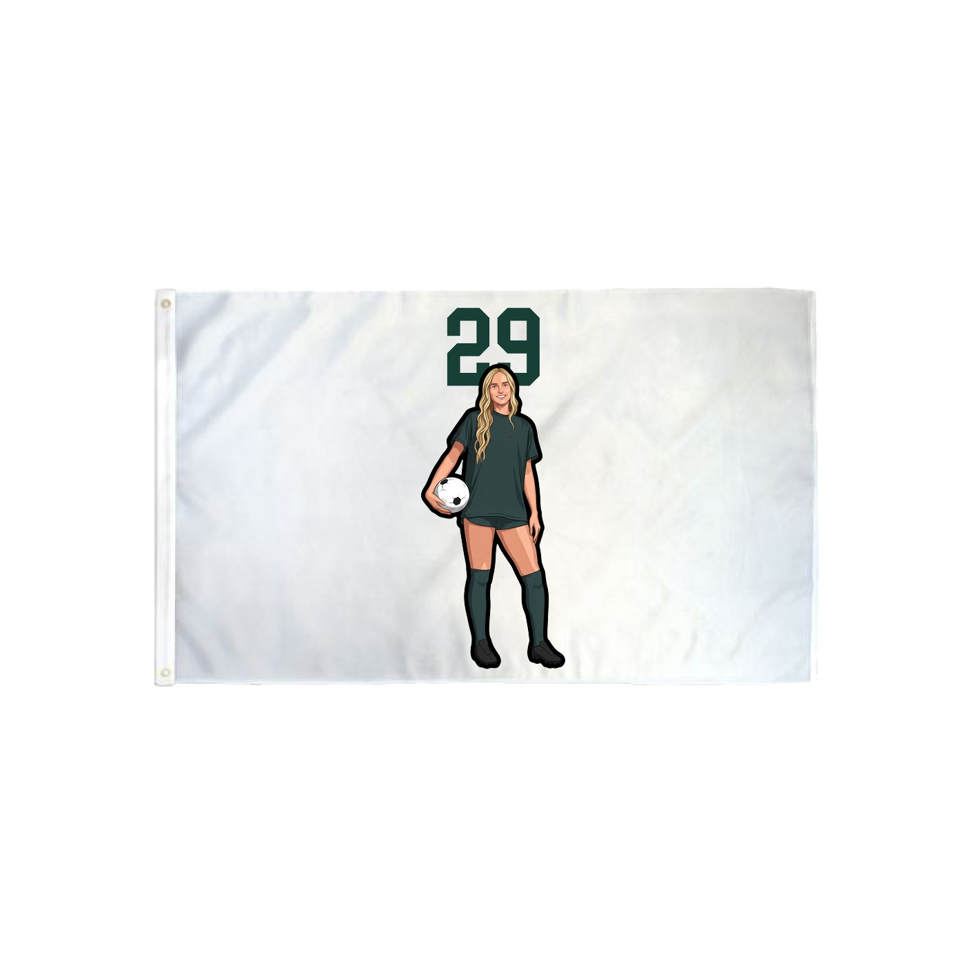 3x5 Flag — Number Top in Classic