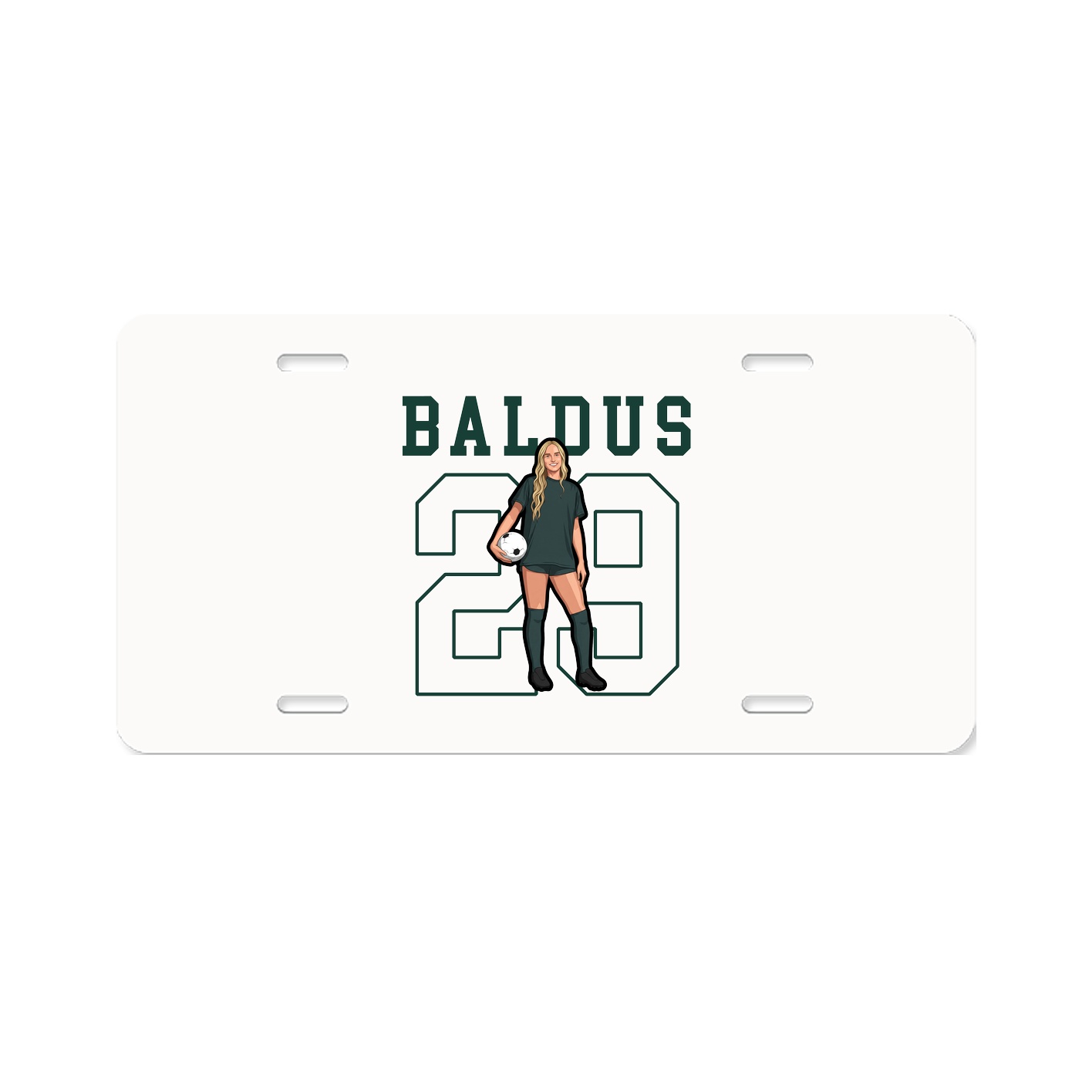 License Plate — Shirsey in Classic
