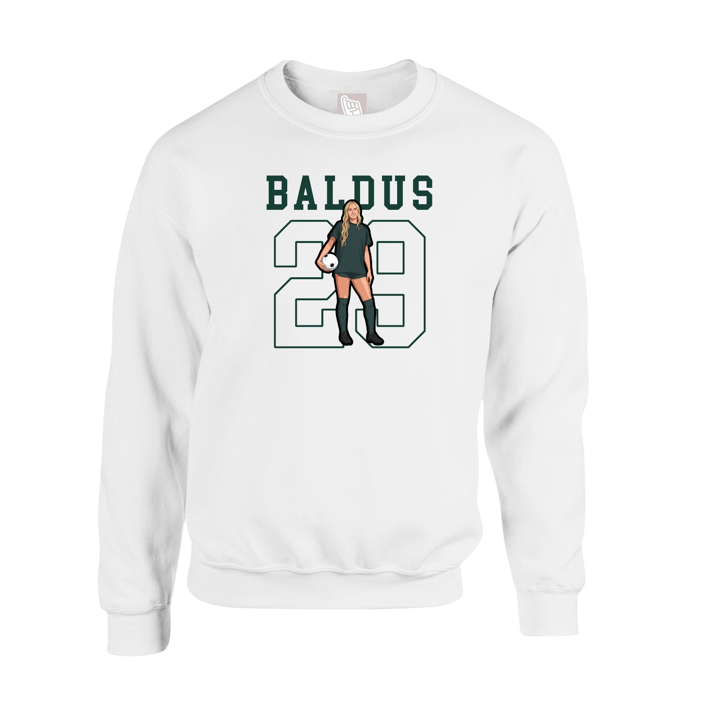 Fleece Crew — Shirsey in White