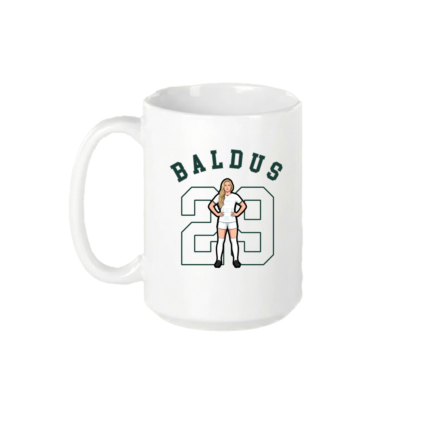 15oz Coffee Mug — Shirsey Arch in White