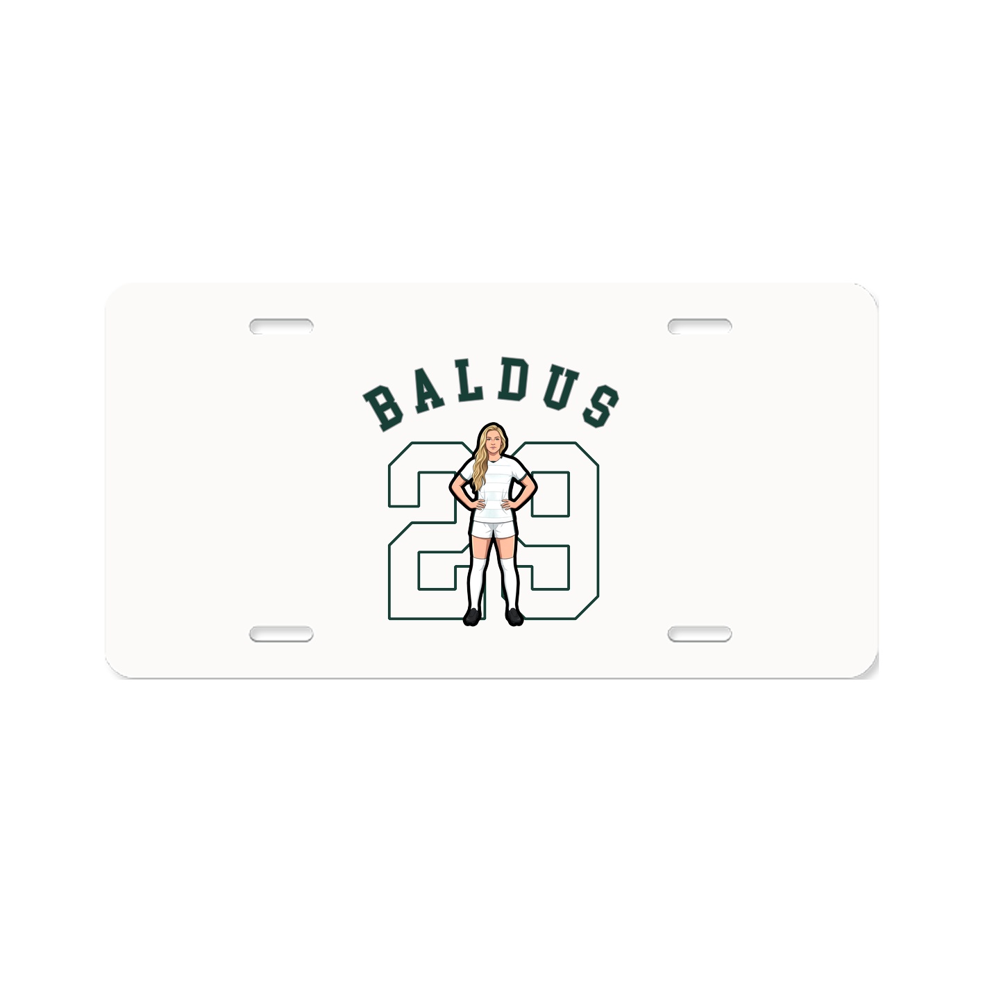 License Plate — Shirsey Arch in Classic