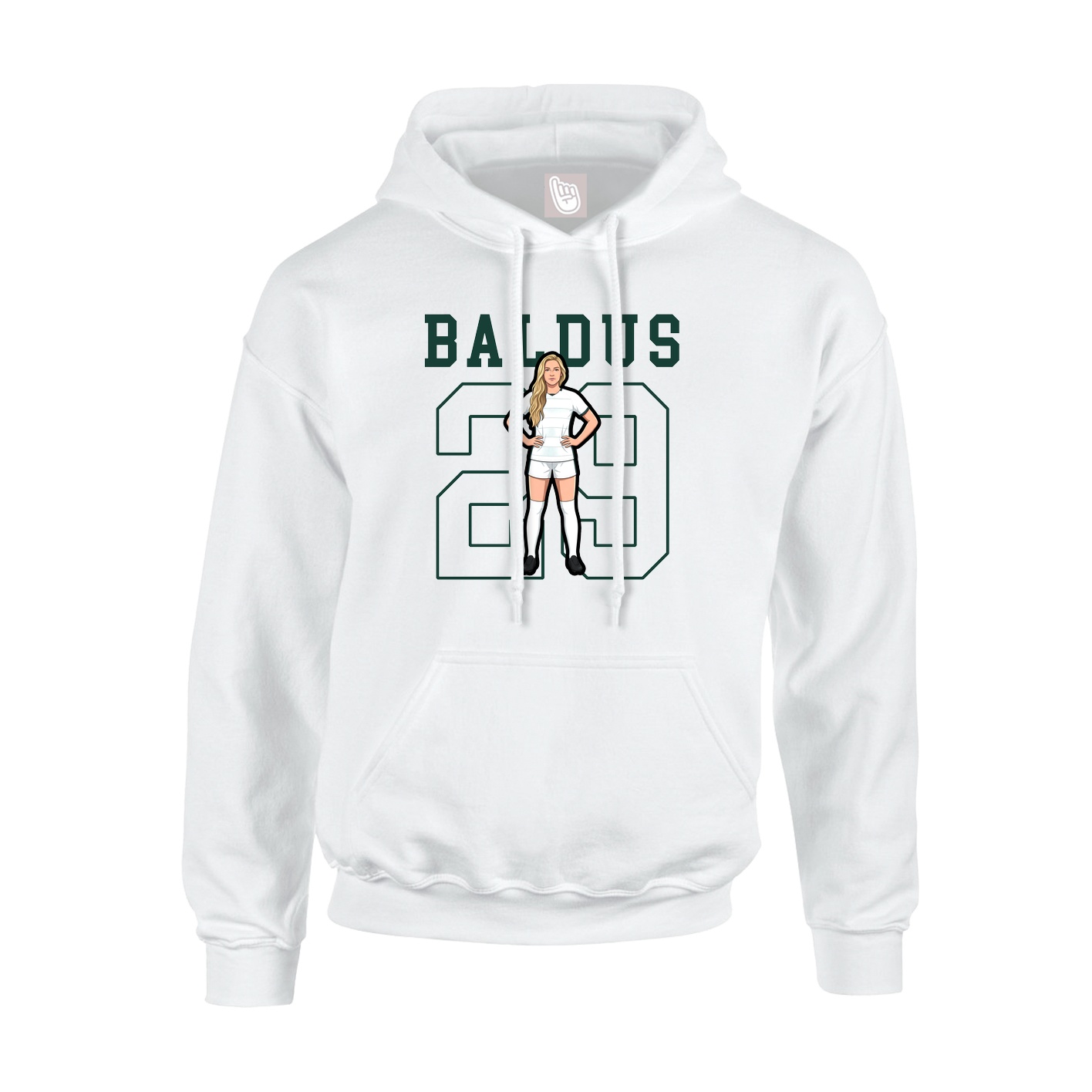 Youth Hoodie — Shirsey in White