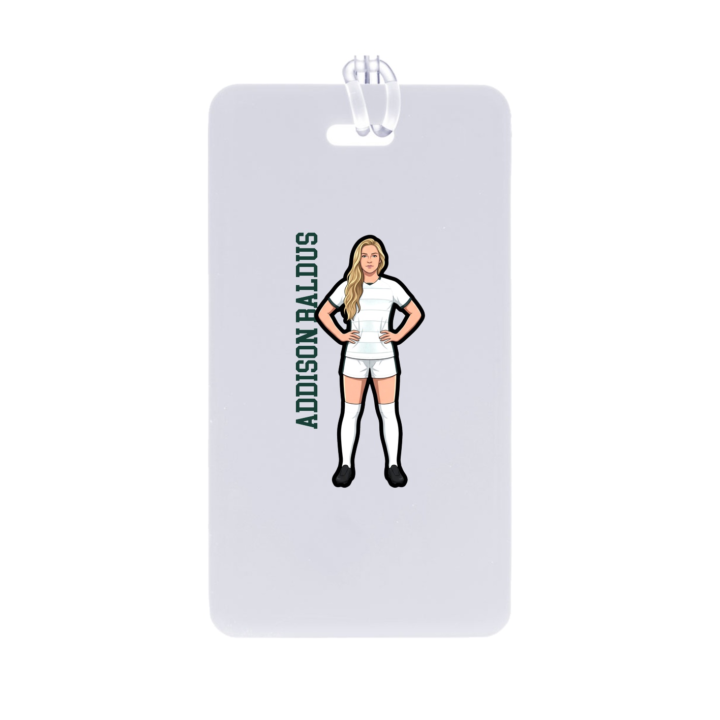 Bag Tag — Name Vertical in Classic