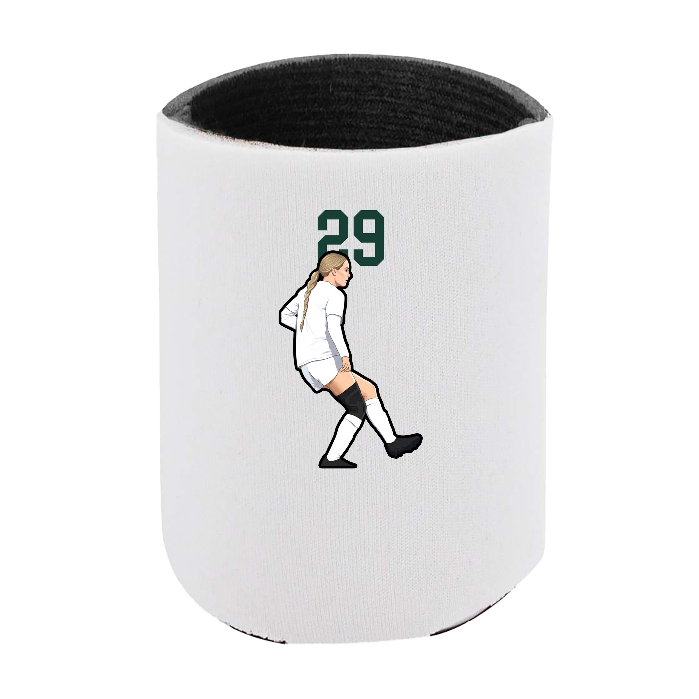 Can Holder — Number Top in White