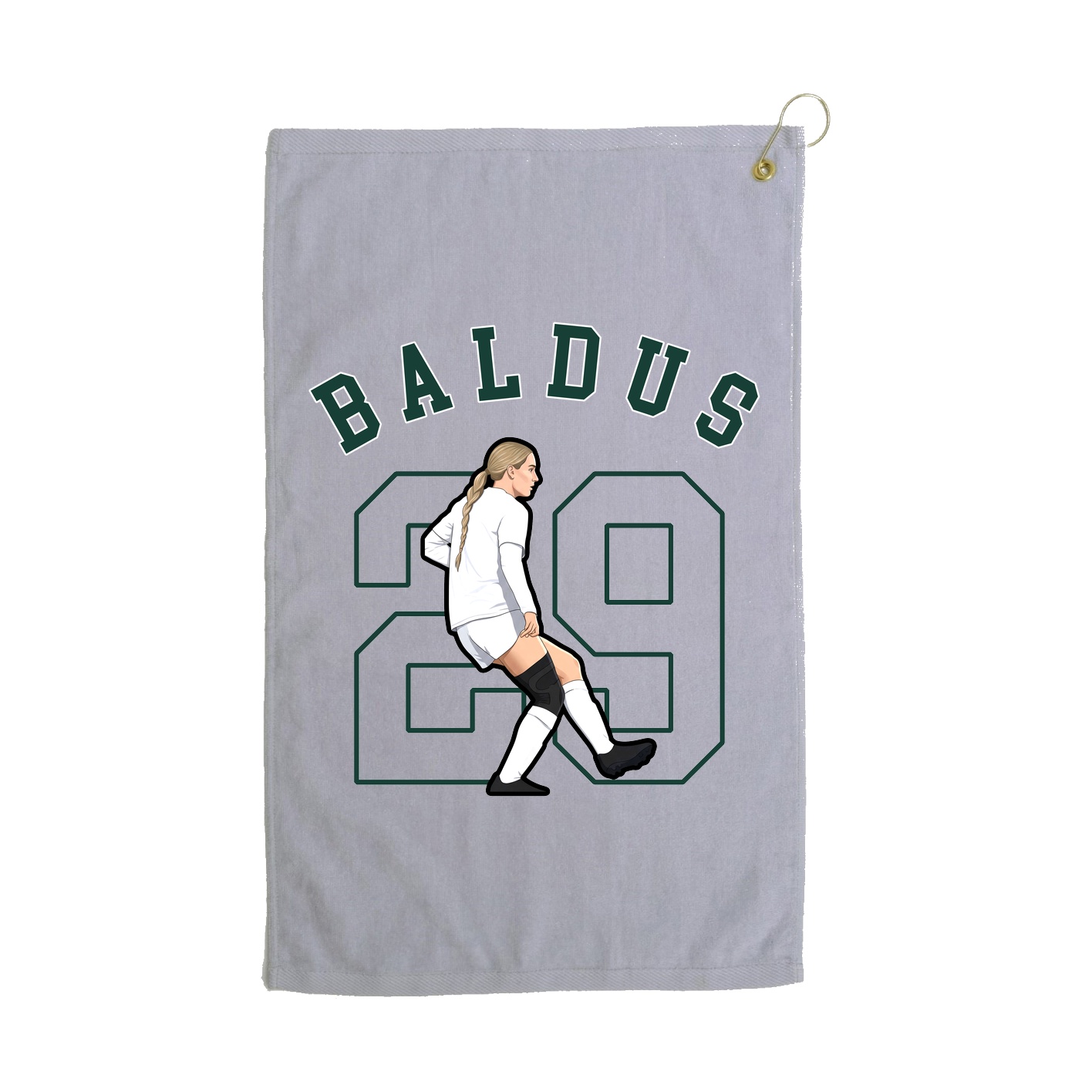 Golf Towel — Shirsey Arch in Grey