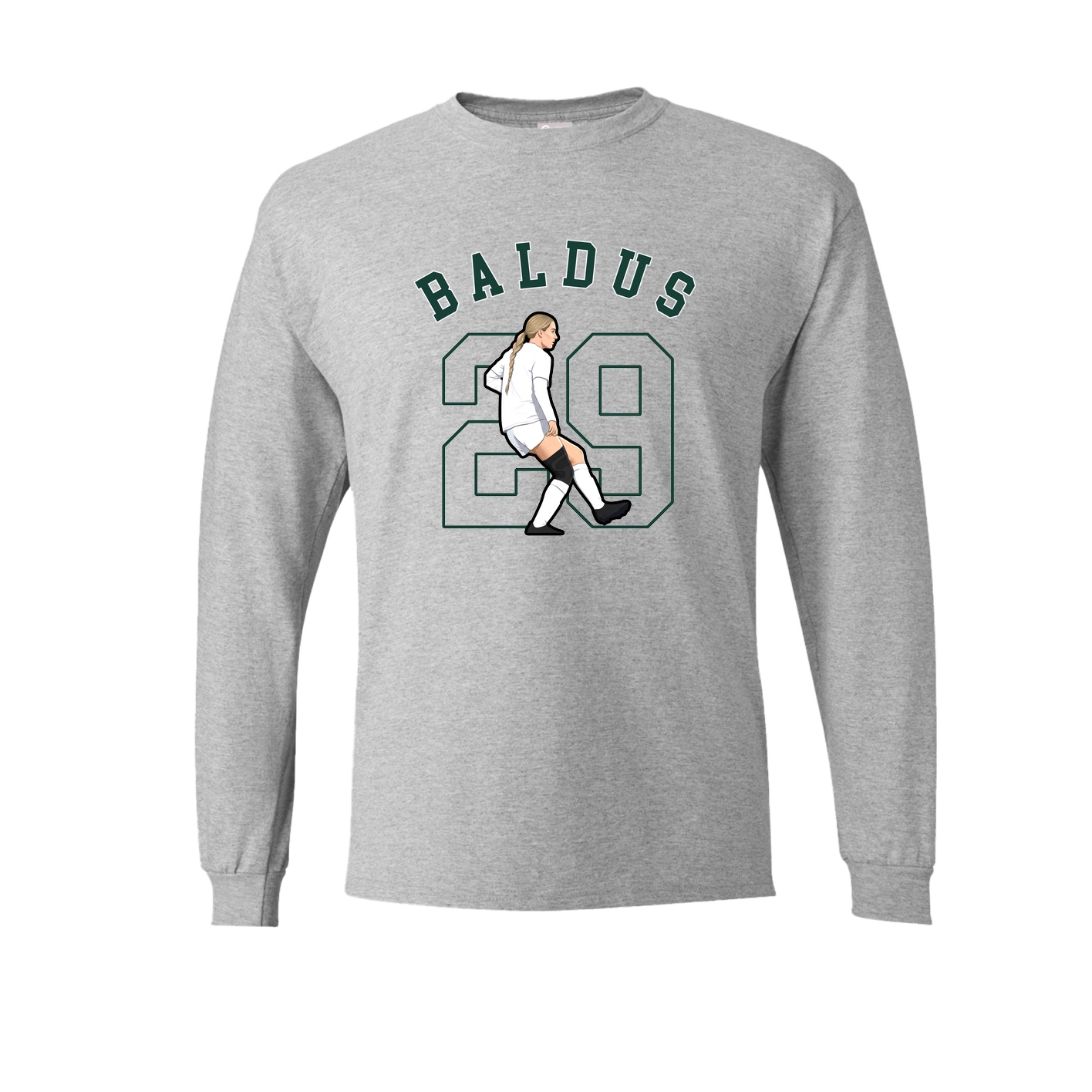Long Sleeve Tee — Shirsey Arch in Grey