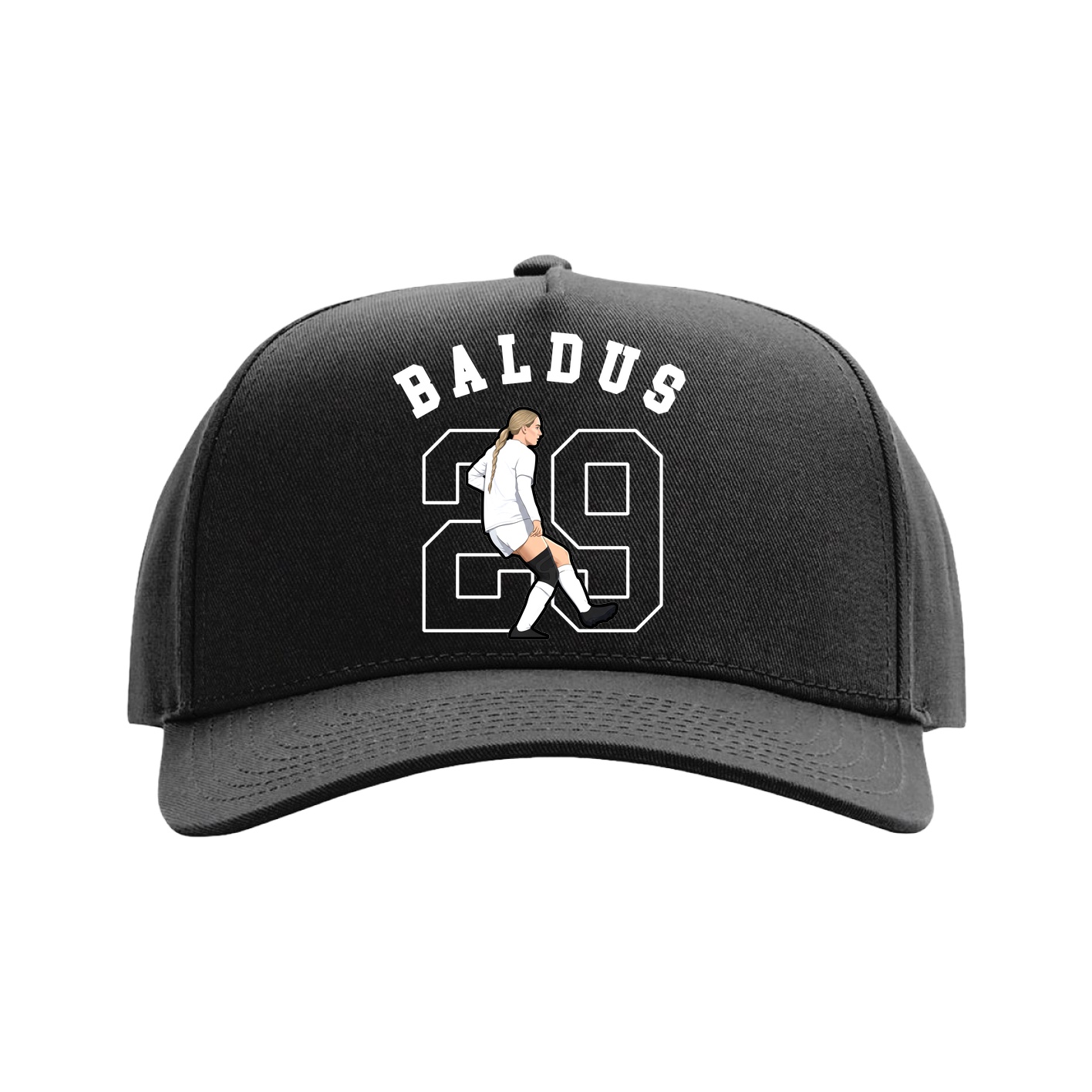 Full Fabric Five-Panel Champ Cap