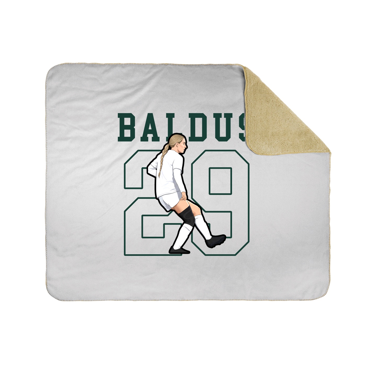 Throw Blanket — Shirsey in White