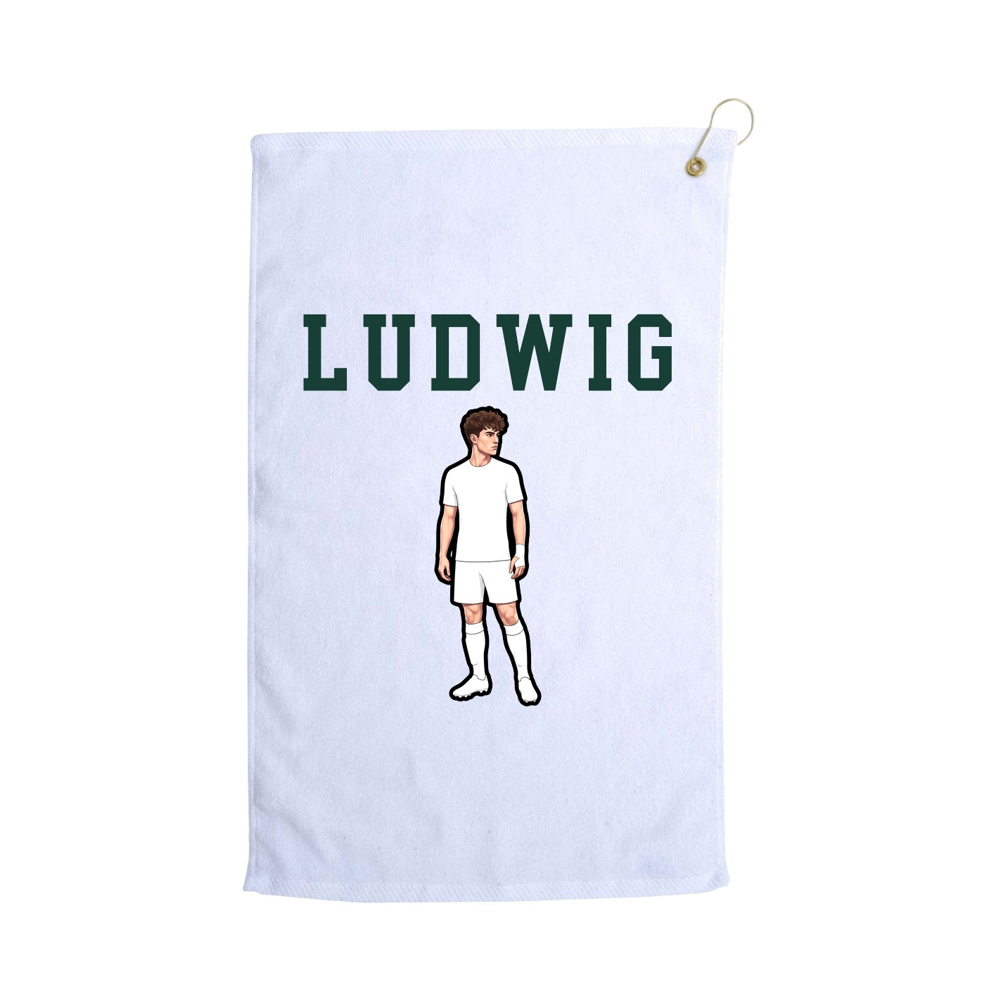Golf Towel — Shirsey in White