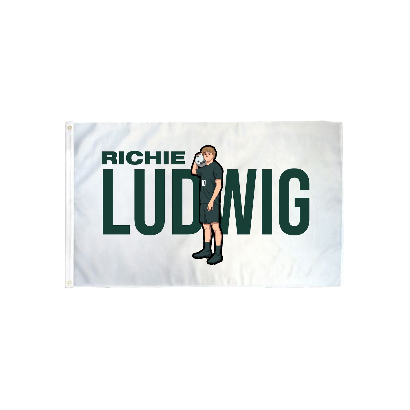 3x5 Flag — Player Name in Classic