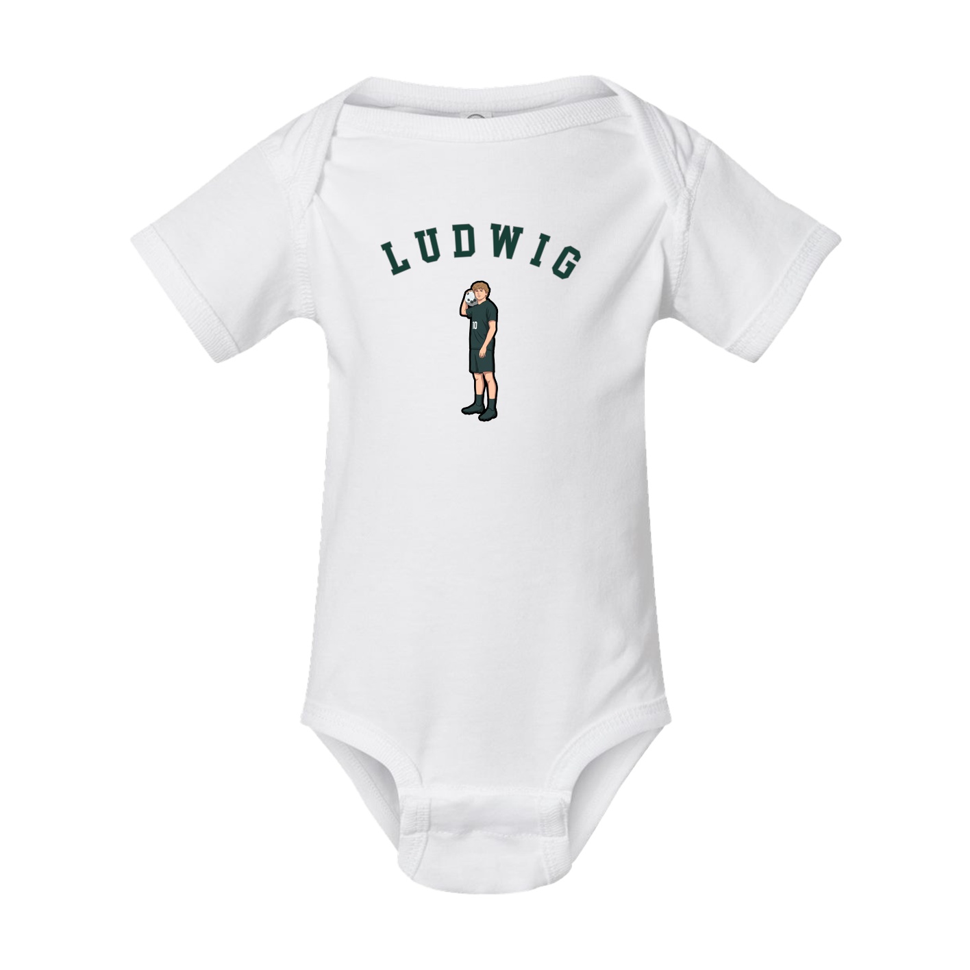 Baby Onesie — Shirsey Arch in White
