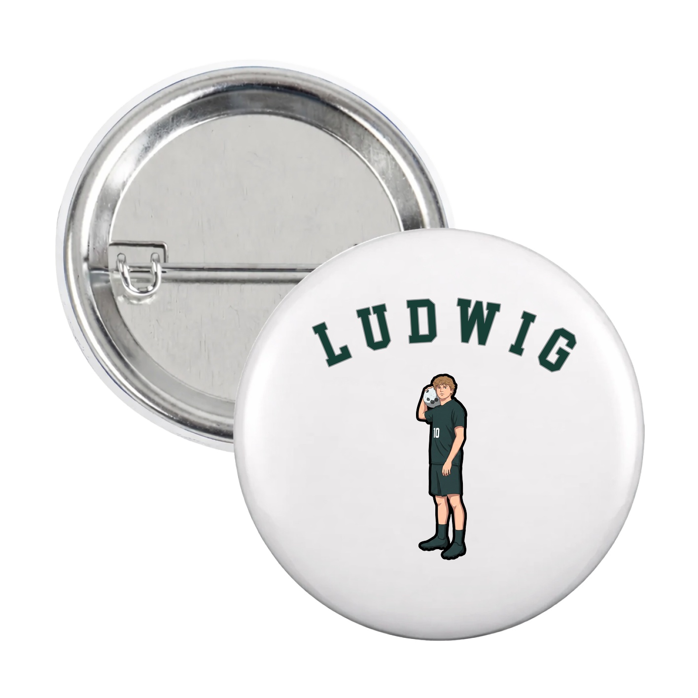 Game Day Button — Shirsey Arch in White
