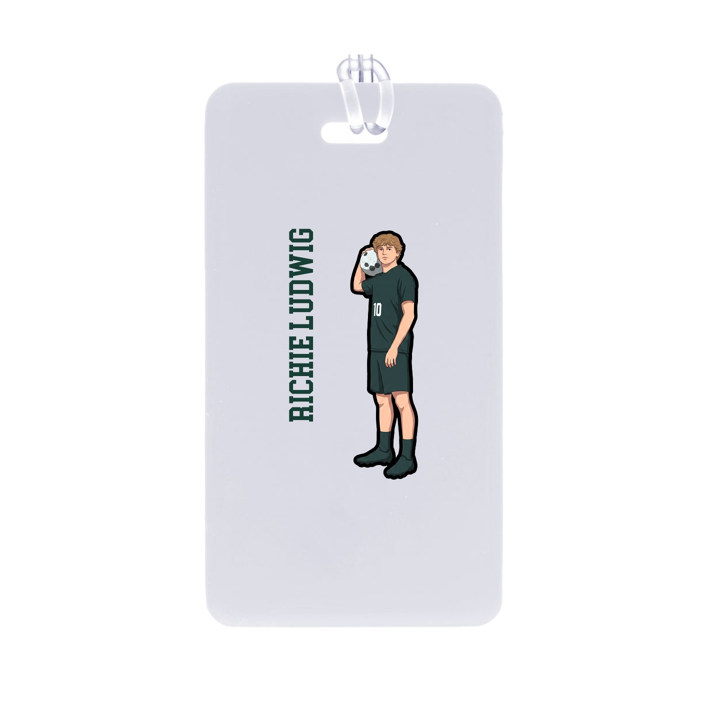 Bag Tag — Name Vertical in Classic