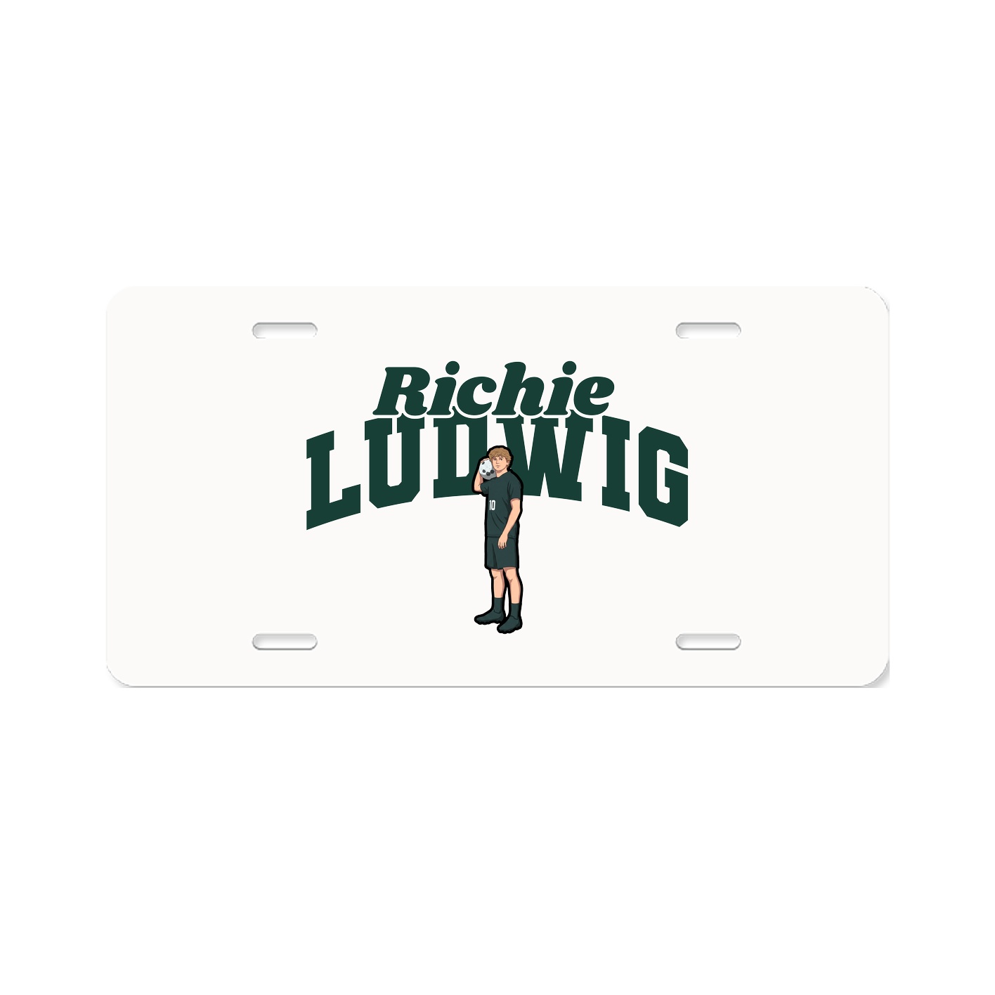 License Plate — Signature Arch in Classic