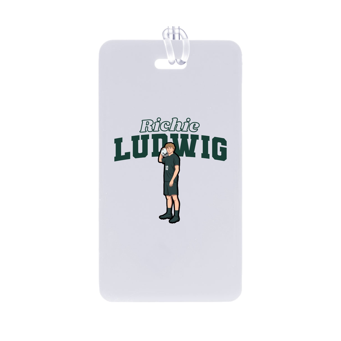 Bag Tag — Name Arch in Classic