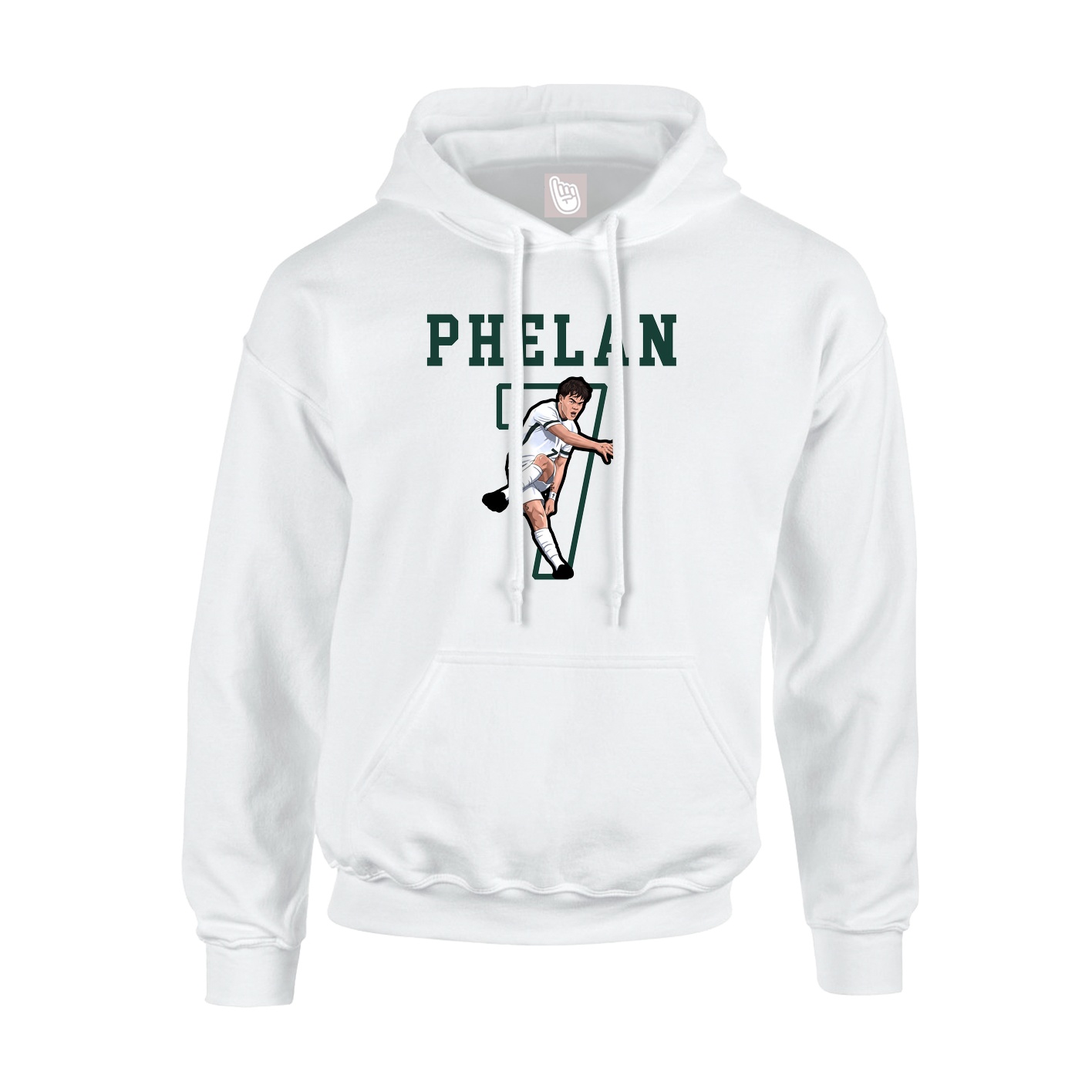 Hoodie — Shirsey in White