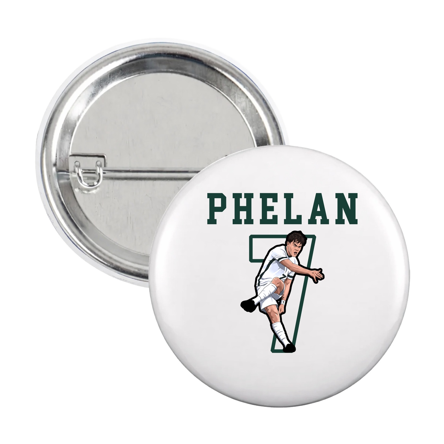 Game Day Button — Shirsey in White