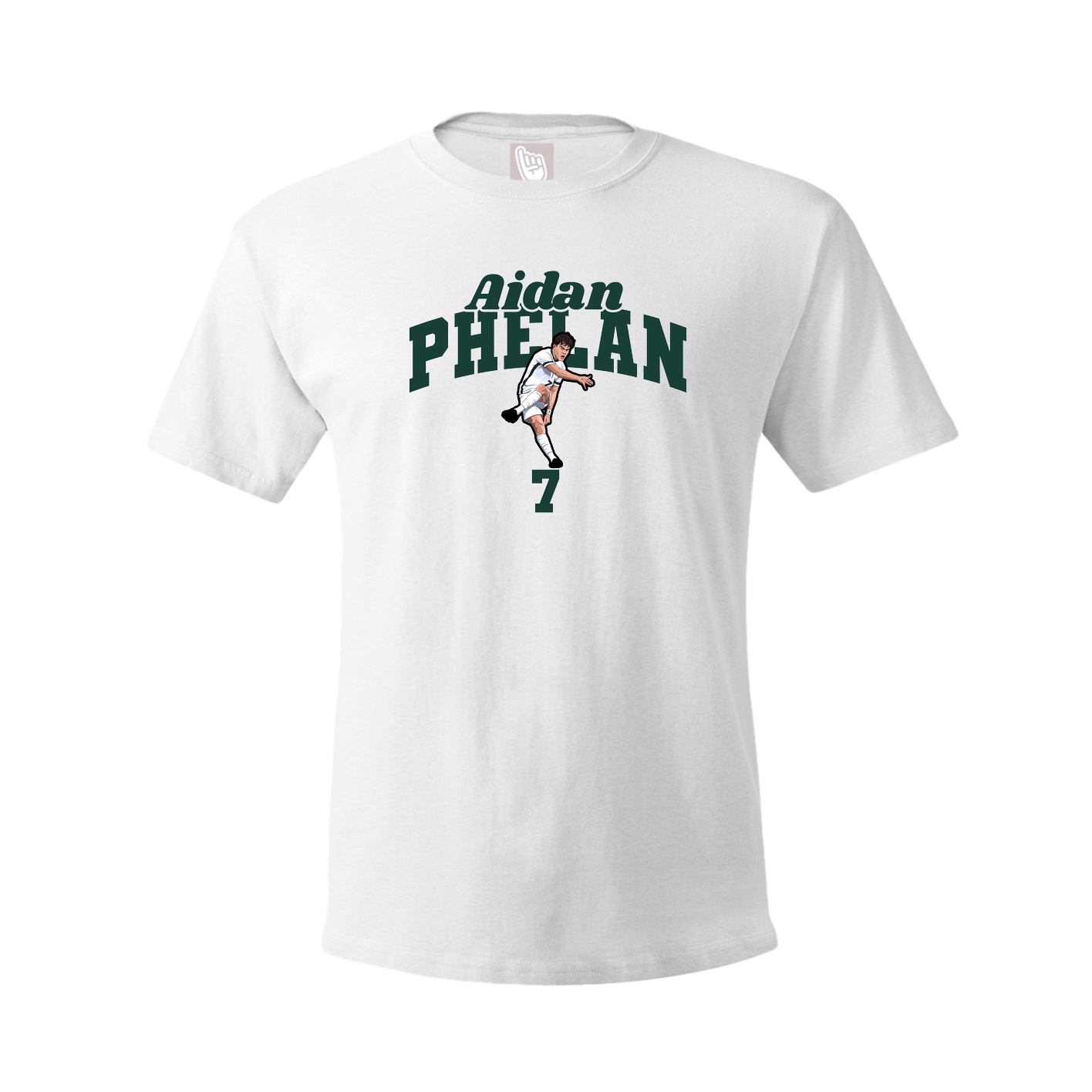 Youth Tee — Signature Arch in White