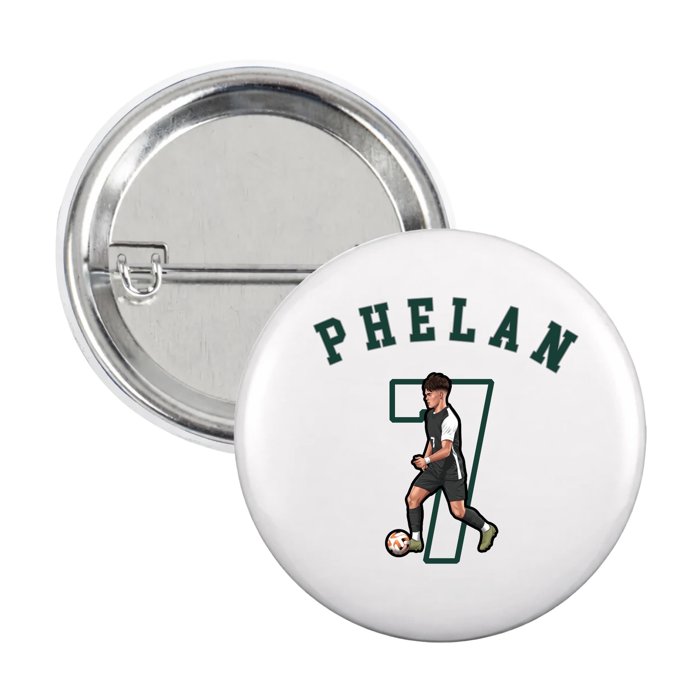 Game Day Button — Shirsey Arch in White