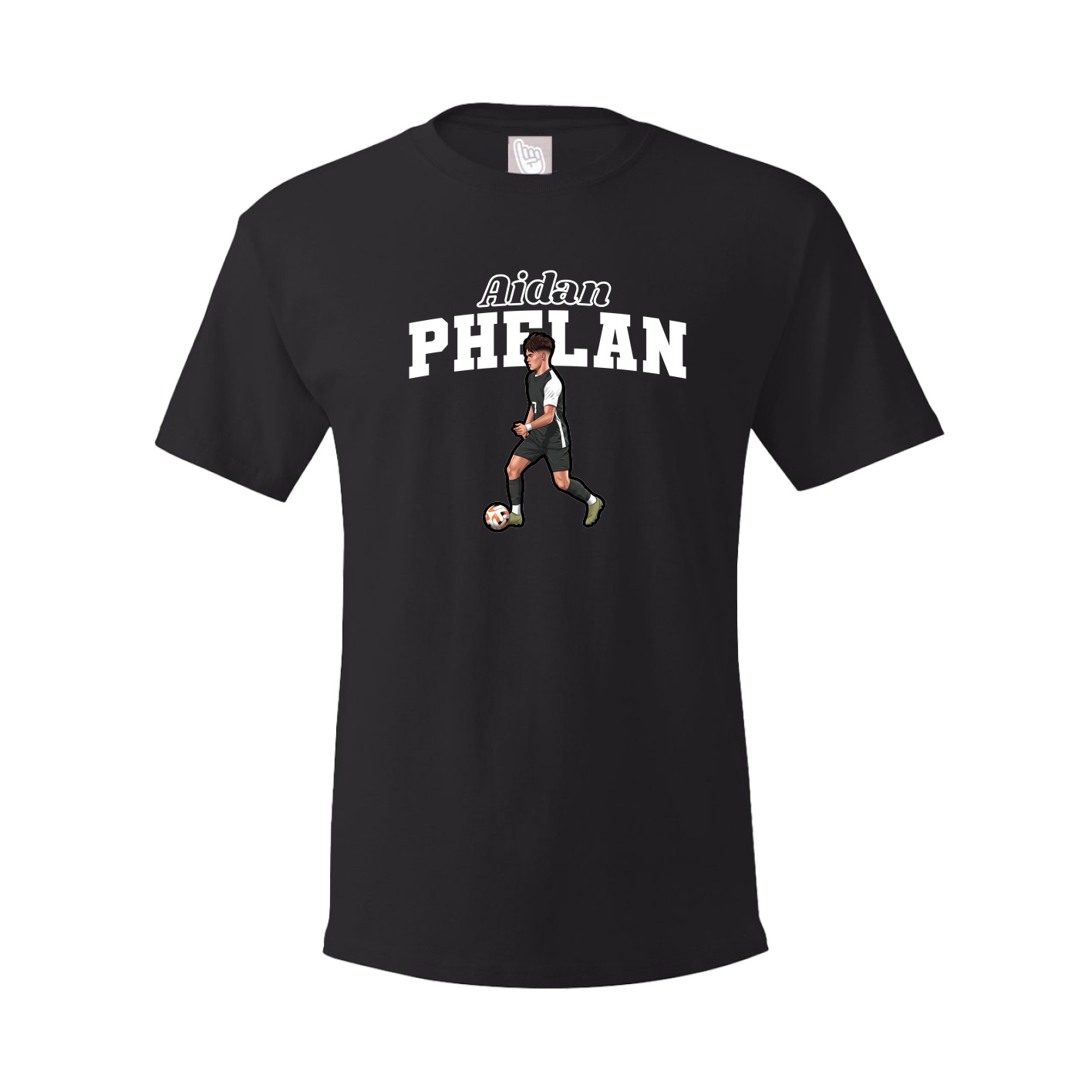 Youth Tee — Name Arch in Black