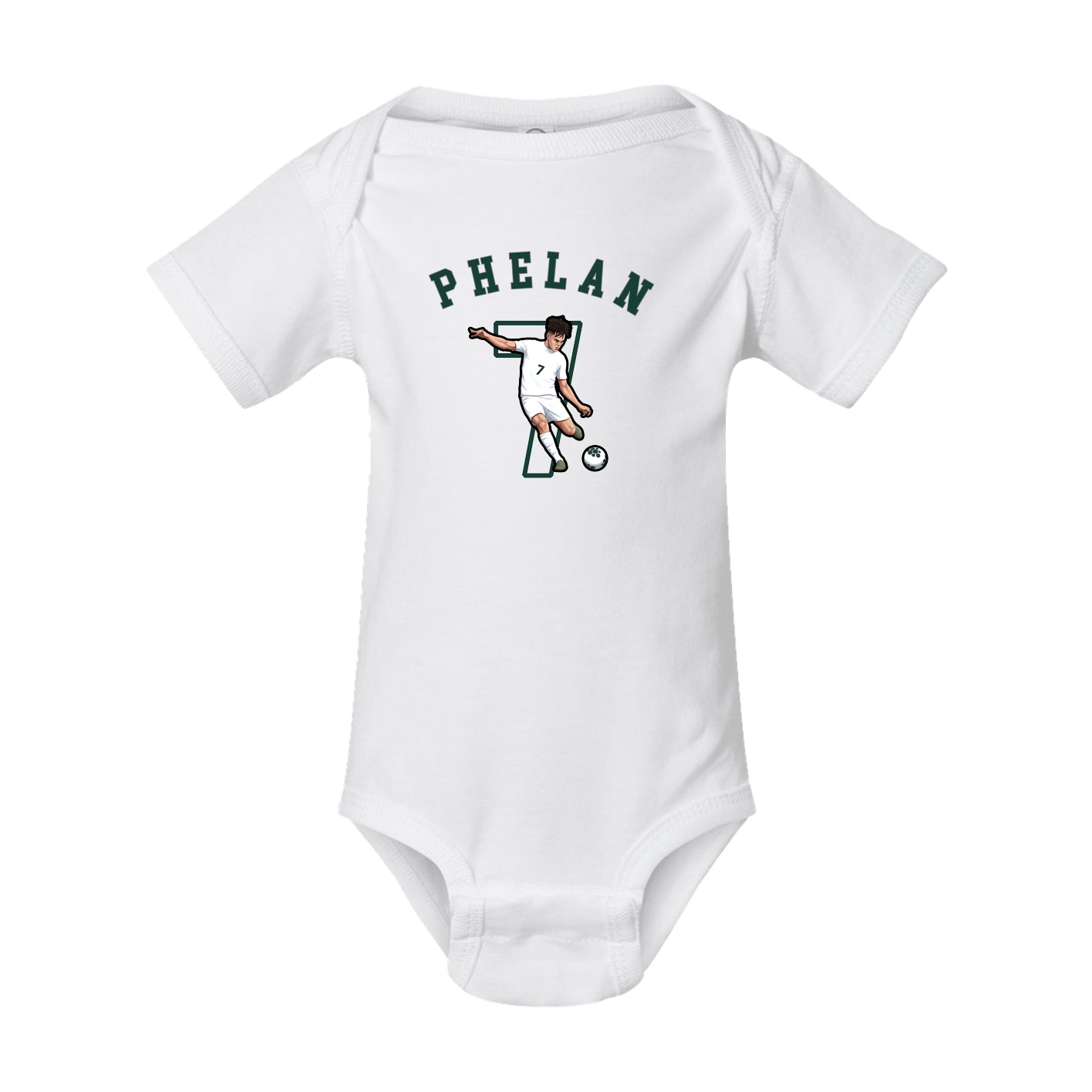 Baby Onesie — Shirsey Arch in White