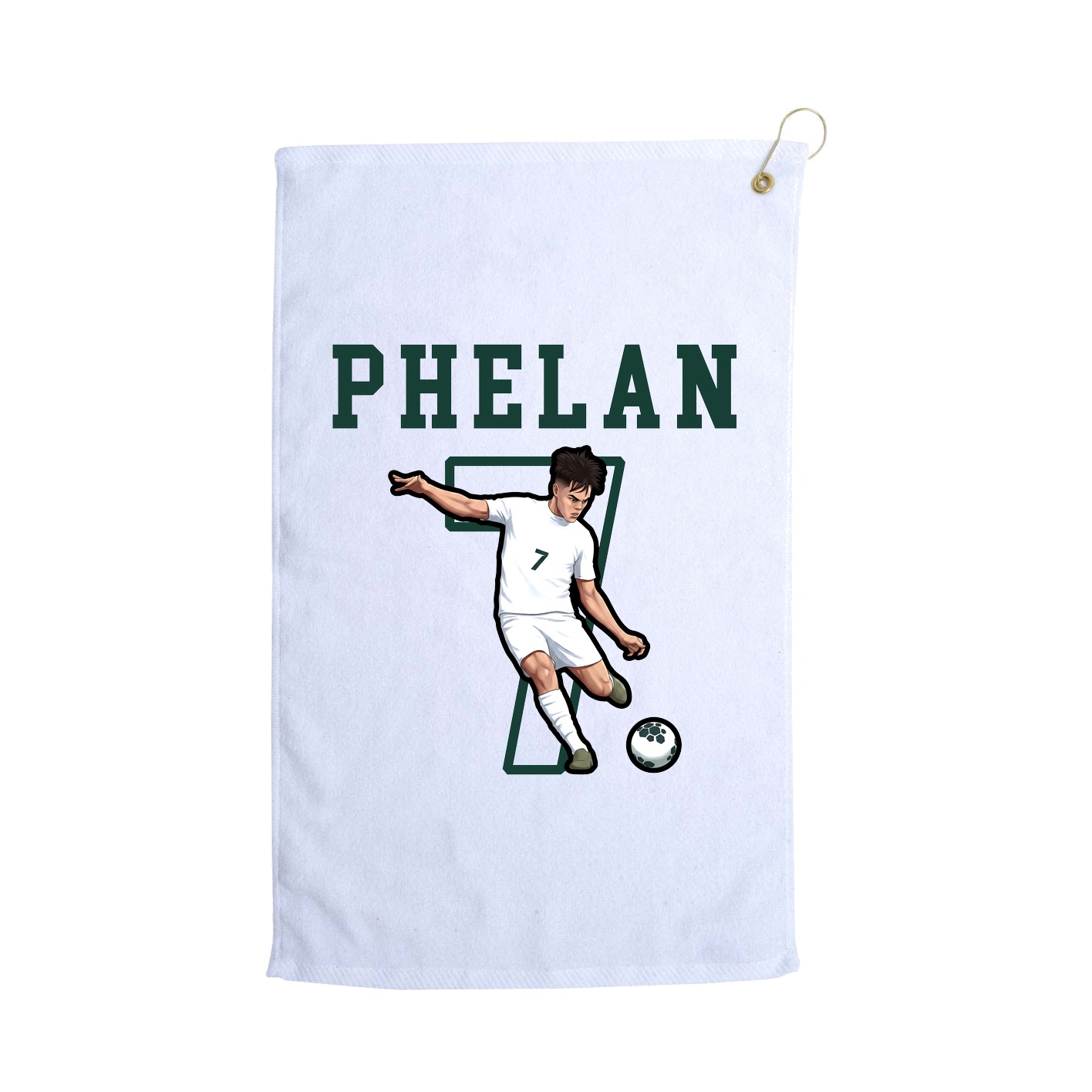 Golf Towel — Shirsey in White