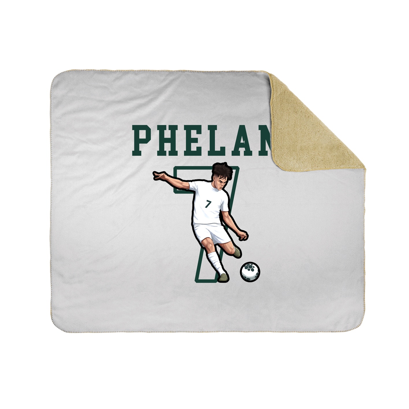 Throw Blanket — Shirsey in White