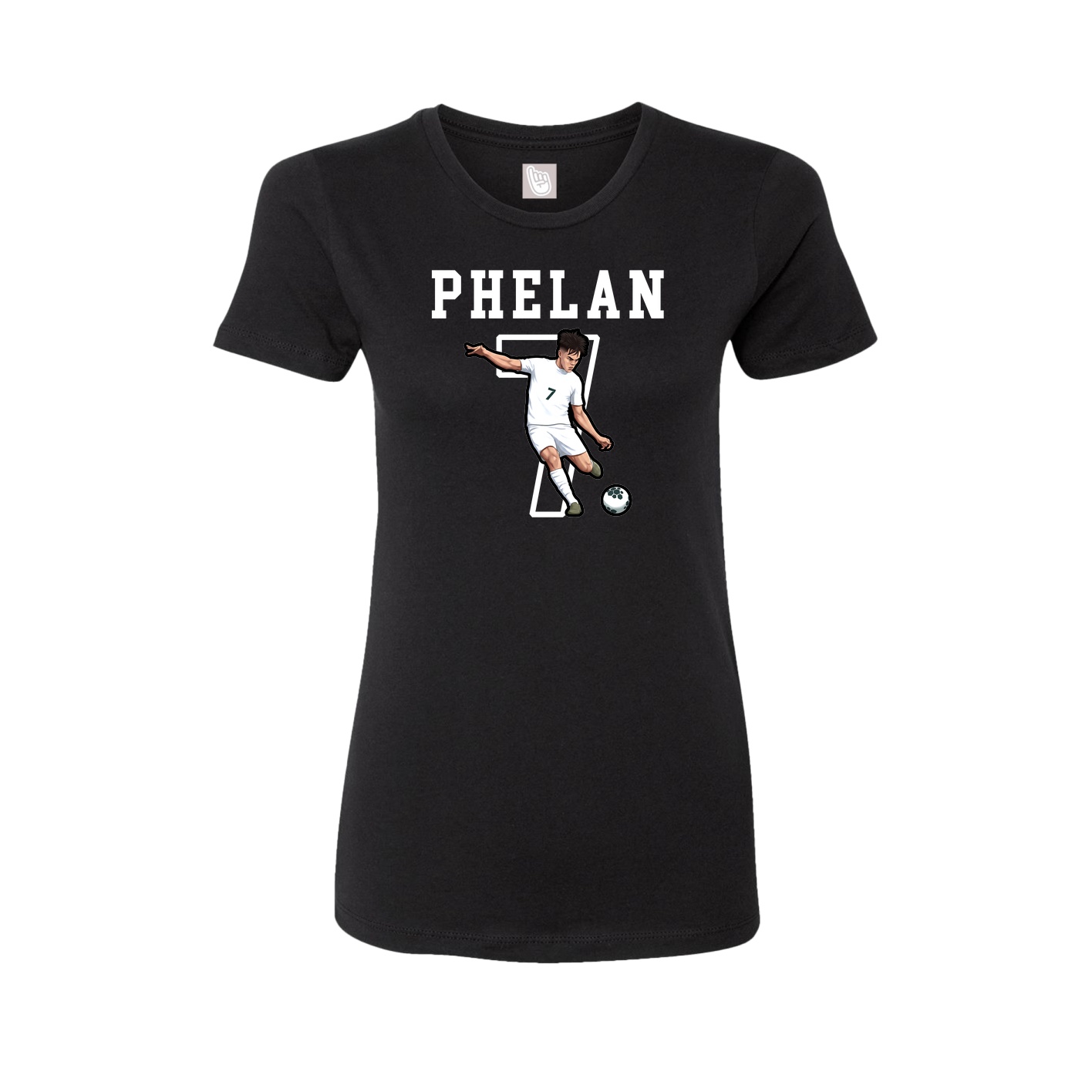 Fitted Women's Tee — Shirsey in Black
