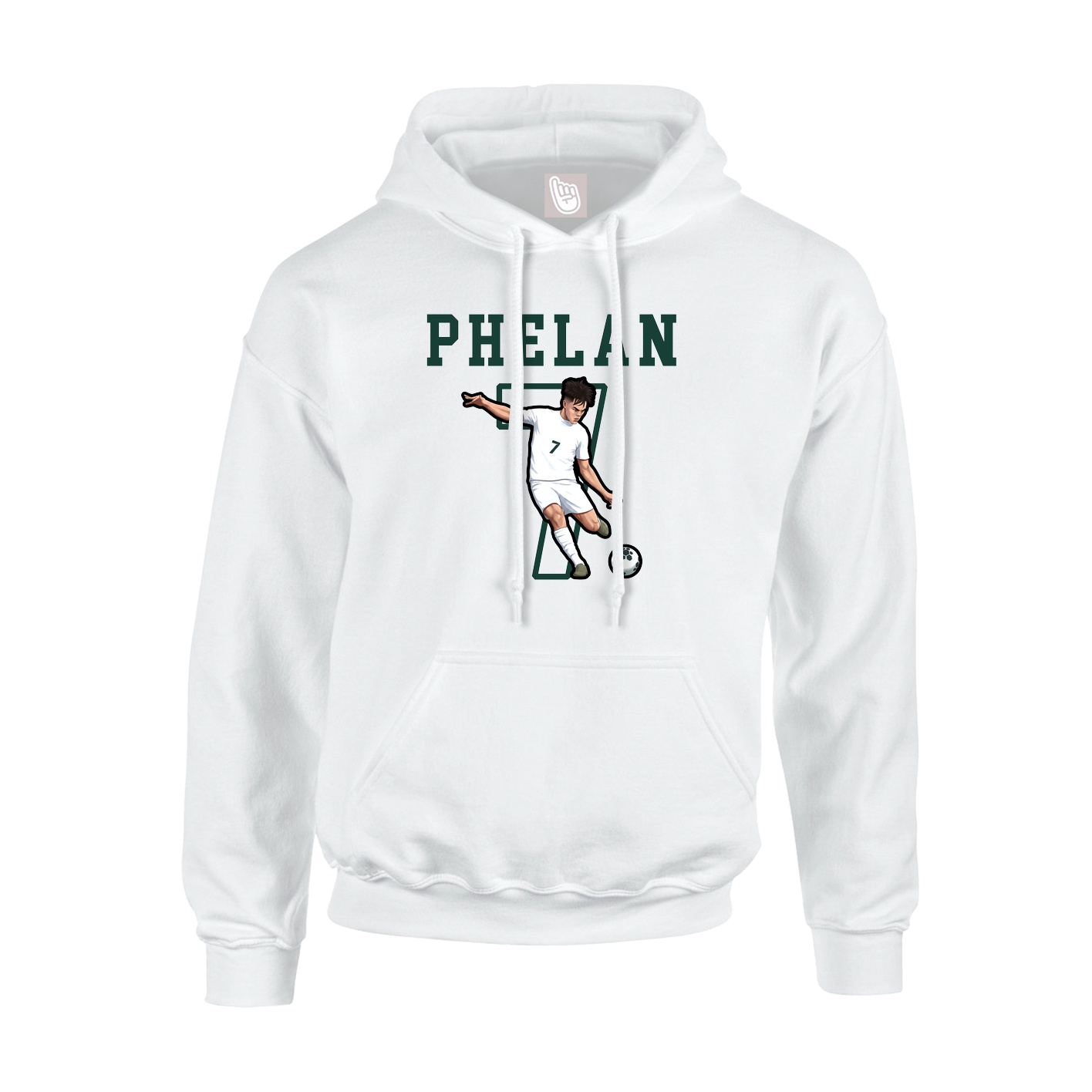 Youth Hoodie — Shirsey in White