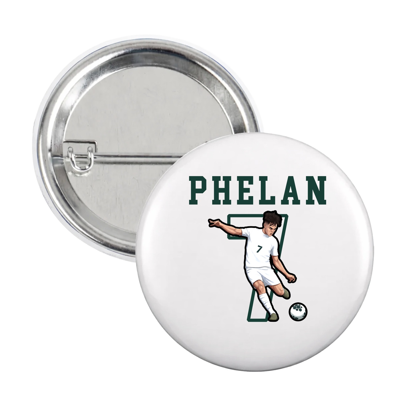 Game Day Button — Shirsey in White