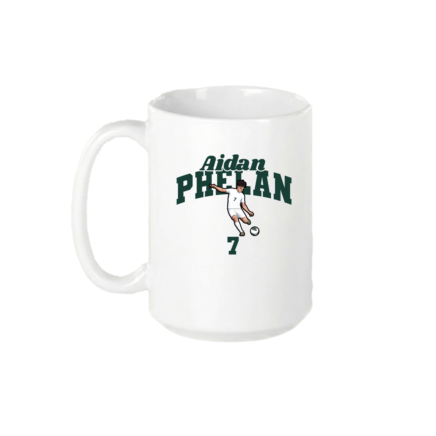 15oz Coffee Mug — Signature Arch in White