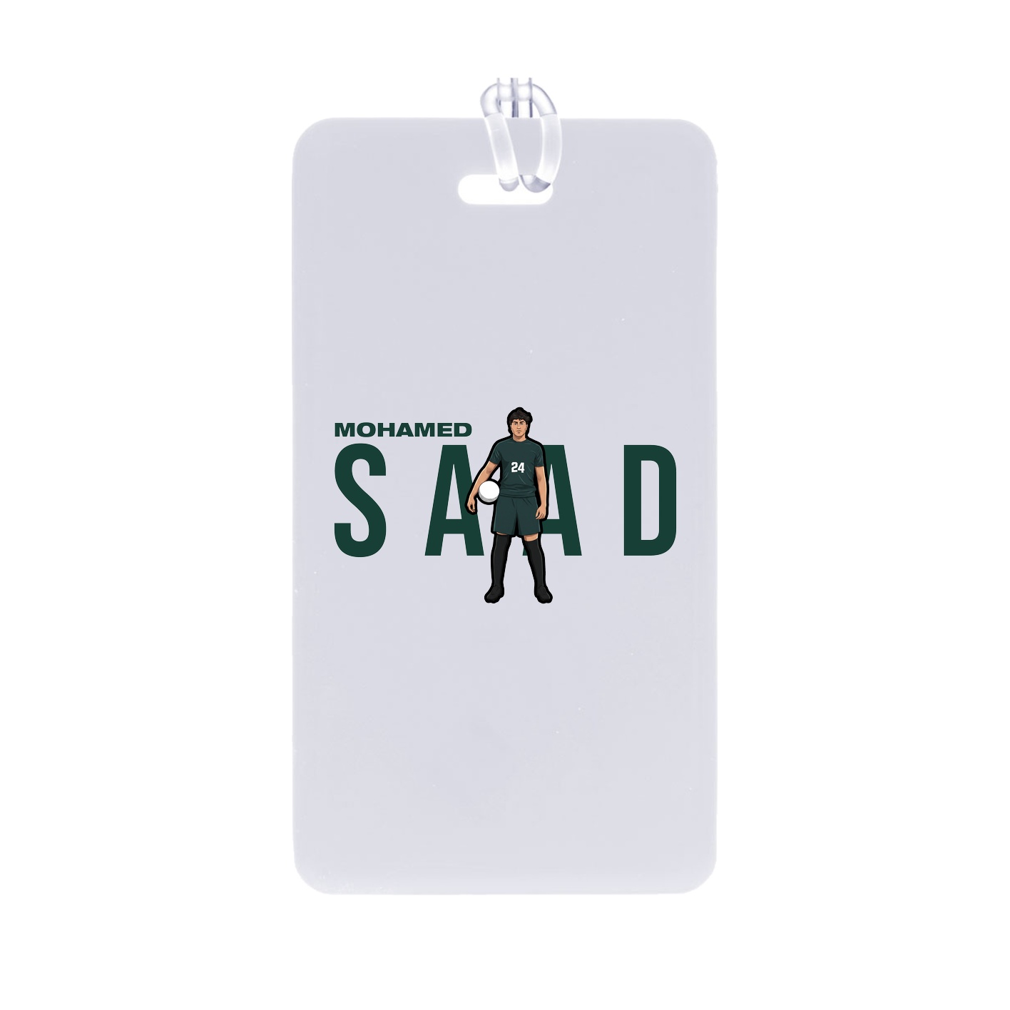 Bag Tag — Player Name in Classic