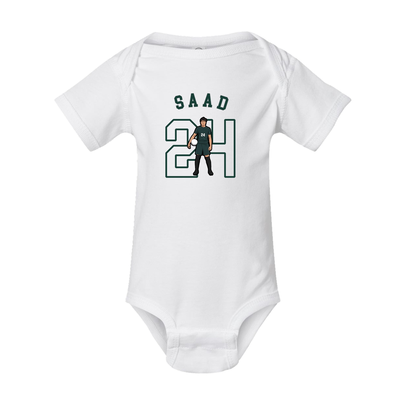 Baby Onesie — Shirsey Arch in White