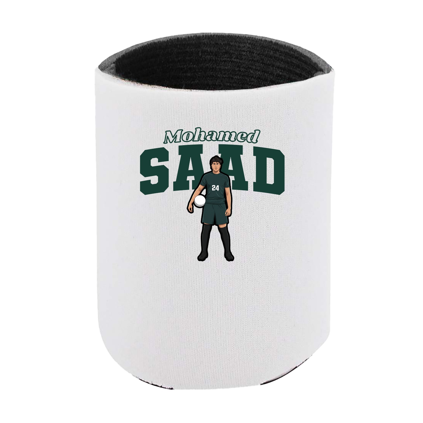 Can Holder — Name Arch in White