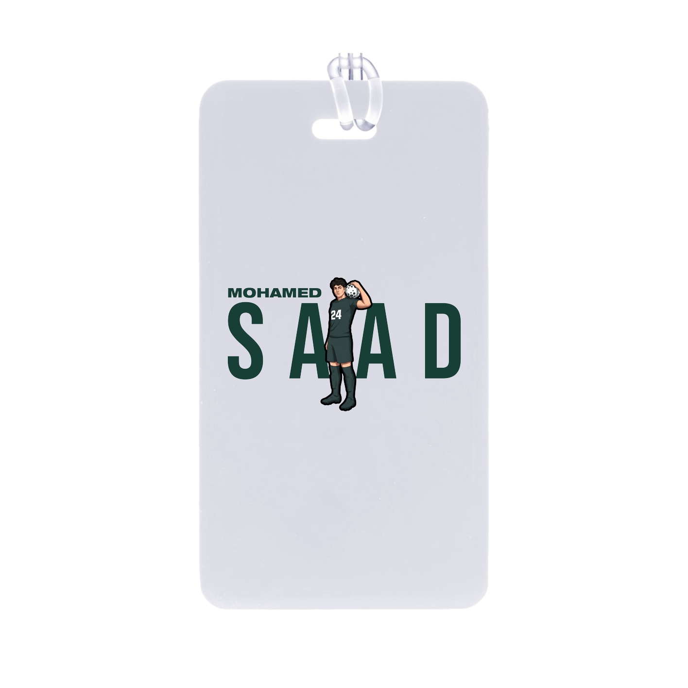 Bag Tag — Player Name in Classic