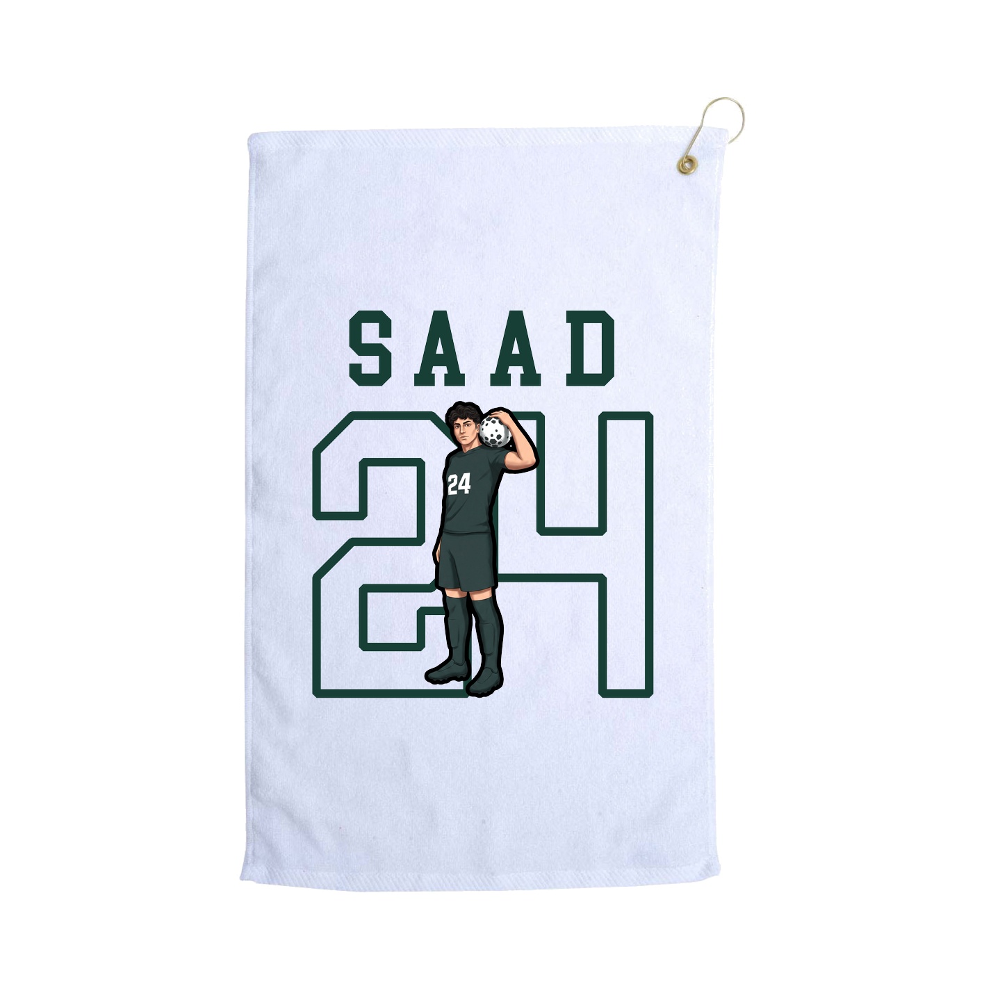 Golf Towel — Shirsey in White