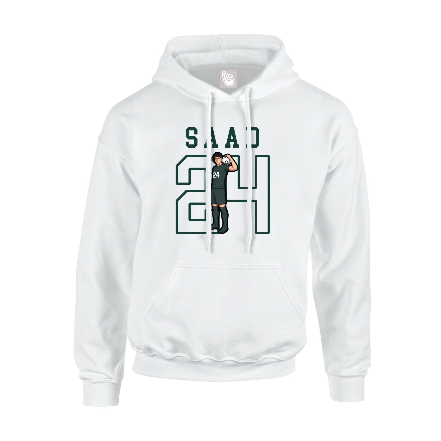 Youth Hoodie — Shirsey in White