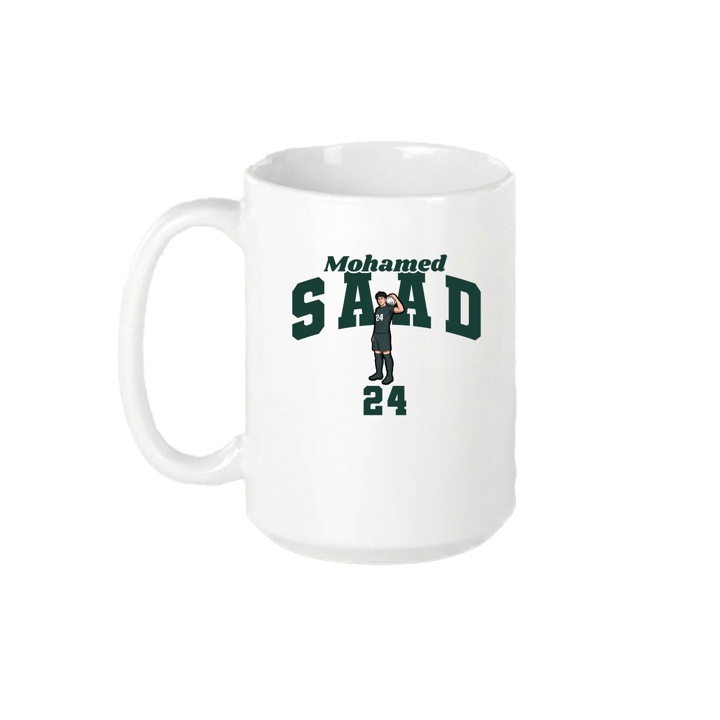 15oz Coffee Mug — Signature Arch in White